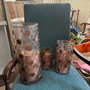 Candle holder and candles